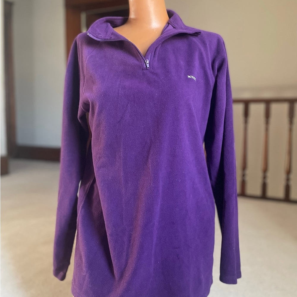 FREE WITH BUNDLE XTEK women’s large purple quarter zip